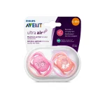 پستانک اونت اولترا ایر 6 تا 18ماه تکی avent ultra air ارتدنسی فرشته و یونیکورن سیسمونی آرین