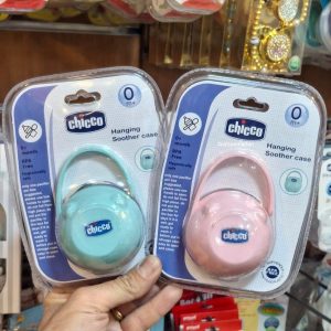 قاب پستانک کودک چیکو Chicco مدل آبی و صورتی – جعبه نگهدارنده پستانک نوزاد