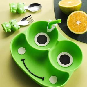 ست ظرف غذای کودک قورباغه